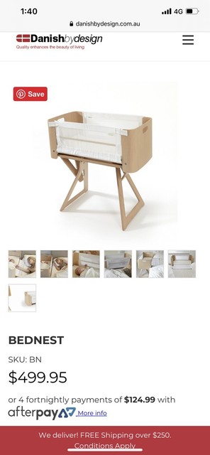 danish by design bassinet